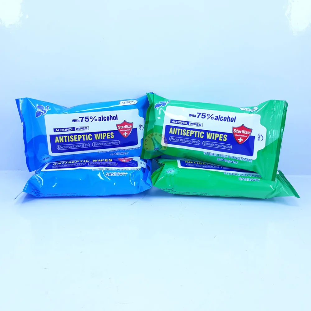 Toallas Antisépticas Con Alcohol al 75%