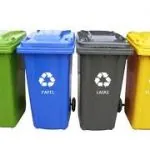 Basureros Reciclaje Con Ruedas 240 litros