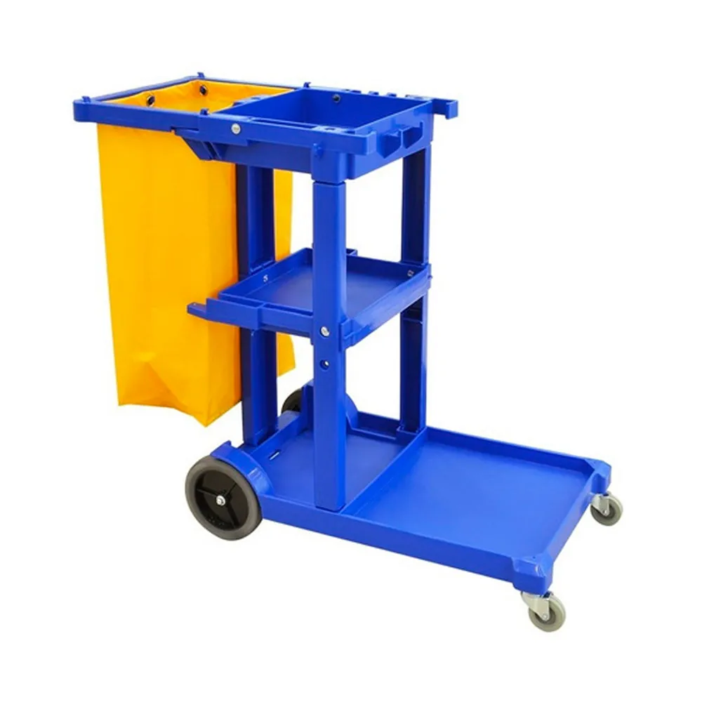 Carro De Aseo 3 Niveles Con Bolsa