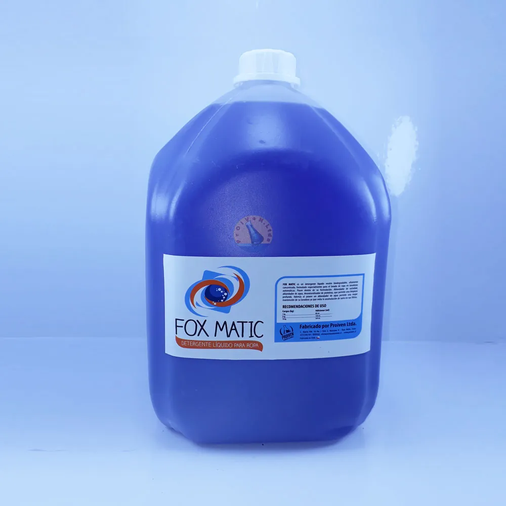 Fox Matic Detergente Liquido Para Ropa 5 lt