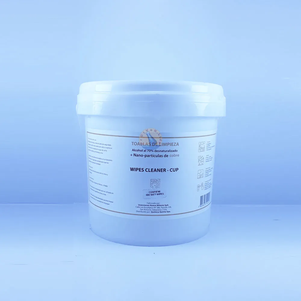 Toallas De Limpieza con Nanopartículas de cobre