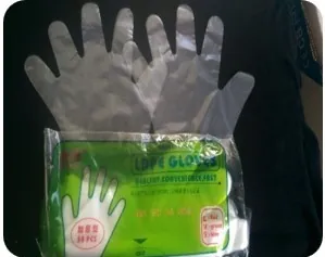Guantes Pvc desechables Transparentes