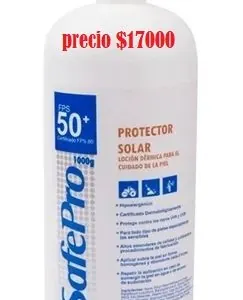Protector Solar Safepro 50+ 1litro