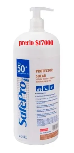 Protector Solar Safepro 50+ 1litro