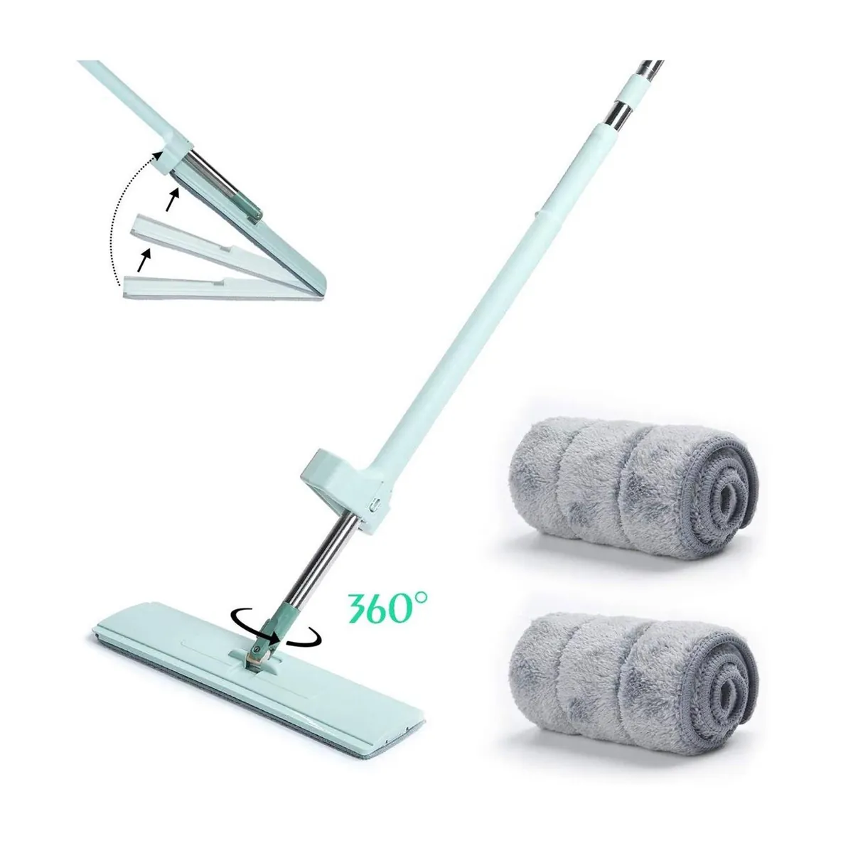 Mopa Plana Microfibra 35 cm x 12 cm